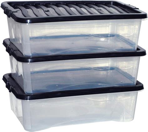 storage boxes with lids uk